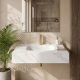Lavabo suspendu Rea Aresa Belt White 80