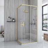 Shower enclosure Rea City 90x90 Gold
