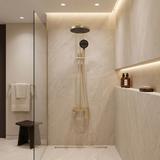 Shower set Rea Prime Brush Gold