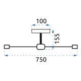 Lampe Spider 10 Black Gold APP503-10C