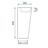 Freestanding basin Rea Daria