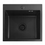 Stainless steel sink Leo 40 Black