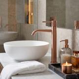 Umývadlový faucet Rea Venti  Brush Copper vysoký