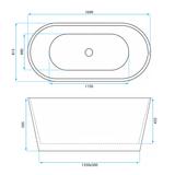 Vapaasti seisova akryyliamme GAJA 170