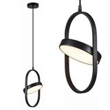 Люстра LED APP1554-CP Black