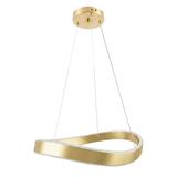 LAMPA SUFITOWA WISZĄCA SWE065-CP 40cm ZŁOTA SZCZOTKOWANA