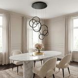 LAMPA SUFITOWA WISZĄCA APP1921-CP Czarna