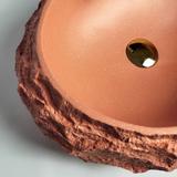Countertop Basin Rea Mika Terracotta
