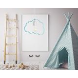 Hängelampe Cloud light blue