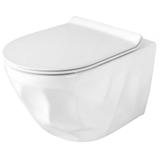 Zestaw Misa WC REA Gustavo Rimless podwieszana + Umywalka nablatowa Maya