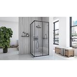 Tuš kabina Rea City 80x80 Black