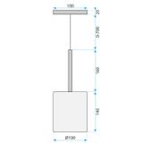 Deckenleuchte APP1699-1CP AMBER B