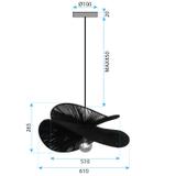 Люстра APP1828-1CP NATURE