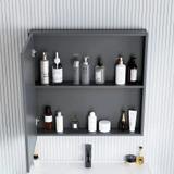 Conjunto de muebles de baño con lavabo Denver 80cm Grey