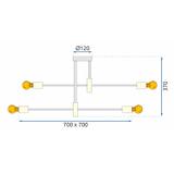 Lampe Gold APP733-8C