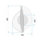 Аплик LED G128-W Gold