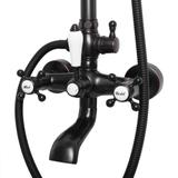 dušas komplekts REA BERGAMO OLD BLACK