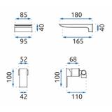 Potinkinis praustuvo maišytuvas MASON Juoda
