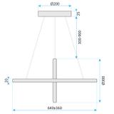 Lampe LED G034-CP Gold