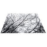 Dywan Pluszowy Nature 4D Black Trees
