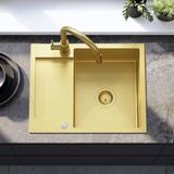 Стальная мойка для кухни Paul BRUSH GOLD