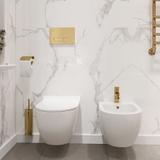 Set WC vaso + BIDET CARTER BIANCO SOSPESO