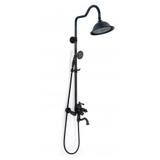 Rea Vintage dušas komplekts ar izsmidzinātāju Melns