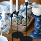 Świecznik Czarny Komplet 3 szt. KCH004-B