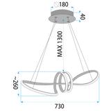 Lampe LED LHJ036-CP GOLD