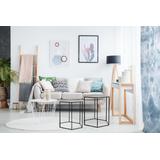 Komplet 3 stolików metalowych SG1710-07