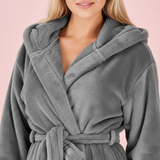 Bathrobe Nancy Grey + Socks S/M