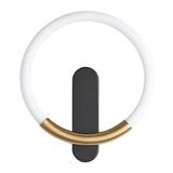 WANDLEUCHTE LED LHJ068-W C BRUSH GOLD/BLACK