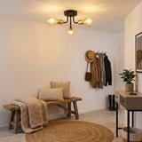 Lampa Wisząca APP1117-3C Czarno Złota