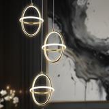 LED-Hängeleuchte G064-3CPR Gold