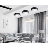 Deckenlampe 40cm rund black app642-4c