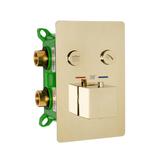 Set de duș incastrat Rea FENIX DAVIS GOLD BOX