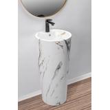 Freestanding ceramic basin Blanka Marble