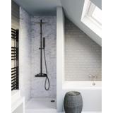 Thermostatic shower set Rea  FENIX Milan Black Mat