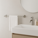 Yksivartinen kylpyhuoneripustin 16101 Aristo Brush Nickle