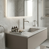 Fürdőszobai csaptelep Rea Lungo Stripe Brush Nickel