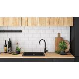 Évier granit Nels black dots