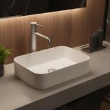 Bateria umywalkowa Rea Foster Nikiel Szczotkowany Wysoka