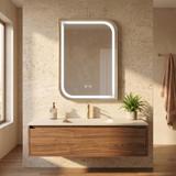 Lustro ścienne LED ZONE 80X60 Złoty Szczotkowany