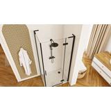 Shower enclosure REA Hugo Black 100x90