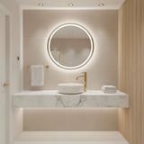 Umywalka nablatowa Rea SAMI ECRU SHINY