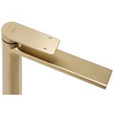 Waschbeckenarmatur Rea Verso Brush Gold high