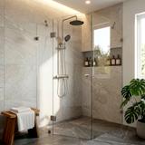 Conjunto de ducha Rea Hunter Brush Nickel