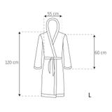 Szlafrok męski Jordan Ecru Grey L