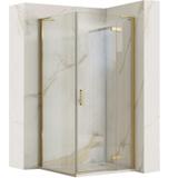 Cabine de douche REA Hugo 80x90 Gold Brush