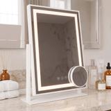 Lustro LED LUMI White 30x40cm